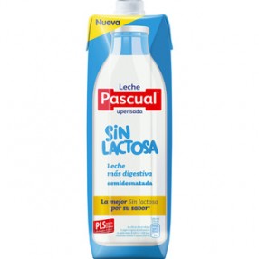 PASCUAL Leche semidesnatada Sin lactosa envase 1 L